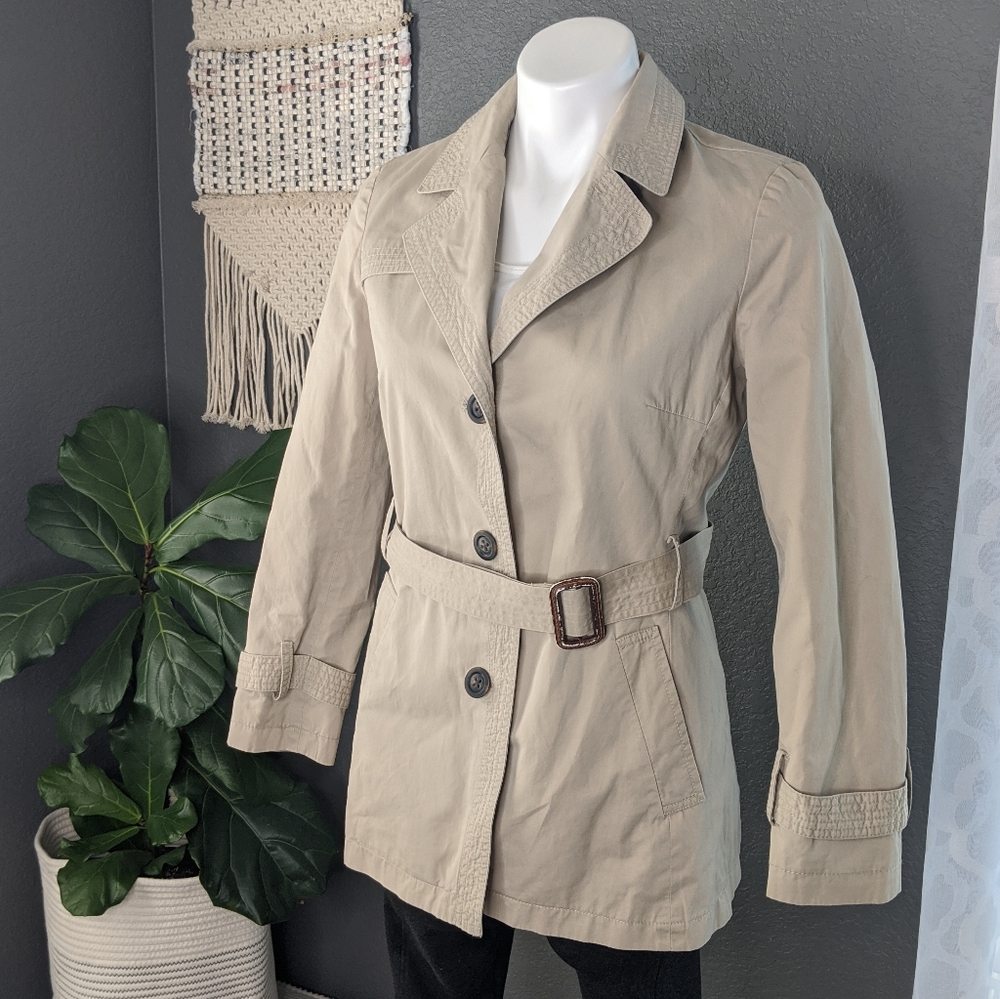 Banana Republic Tan Trench Coat